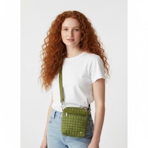 Lug Skipper Quilted Crossbody Bag - Green Apple